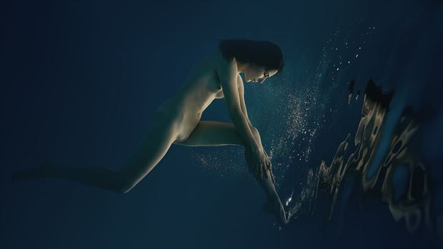 water magic artistic nude photo by photographer dml