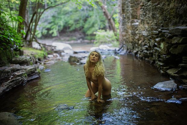 water nymph artistic nude photo by model madisonoakley
