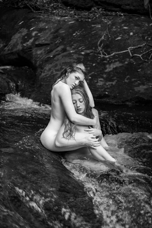 waterfall w ivey and riley 2 artistic nude photo by photographer artsy_af_photography
