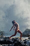 wave yoga artistic nude photo by photographer light workx