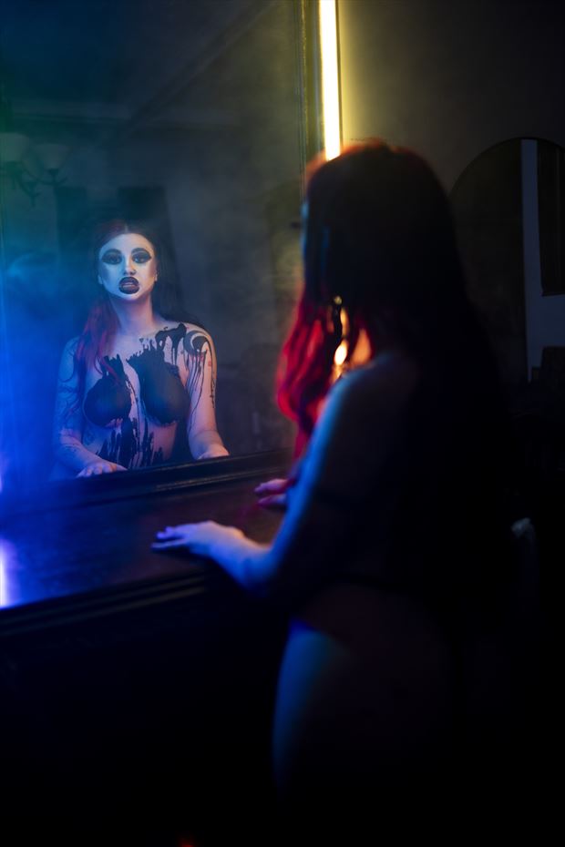 wax and color glamour artwork by photographer randy c photography