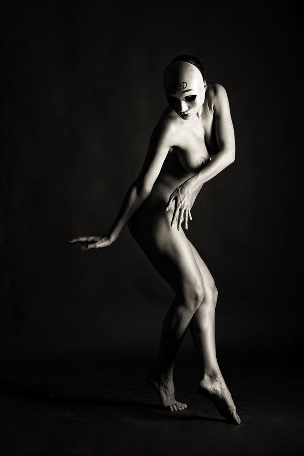 we all wear masks artistic nude photo by photographer tom f 