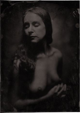 wetplate portrait artistic nude photo by model marzipanned