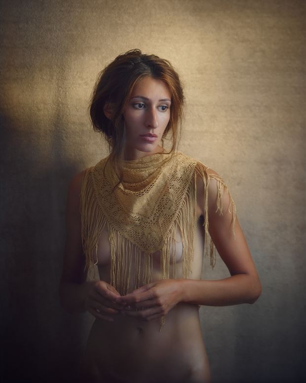 where we break is golden light w kate snig artistic nude photo by photographer robin burch 