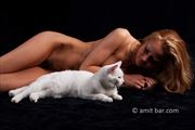 white cat ii artistic nude photo by photographer bodypainter
