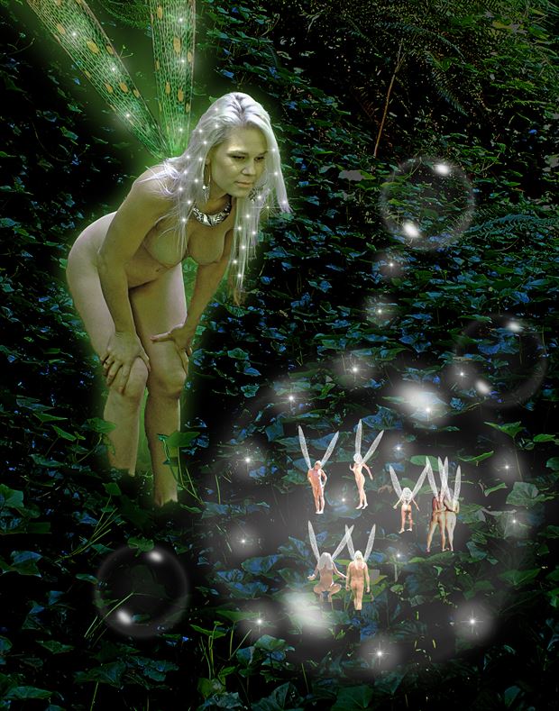 white fairy realm artistic nude photo by photographer rare earth gallery