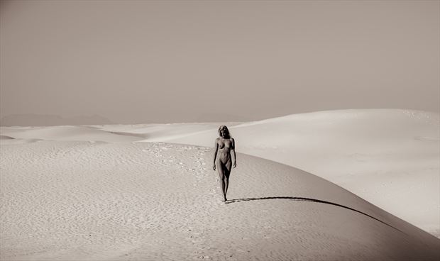 white sands beauty artistic nude photo by photographer bob j