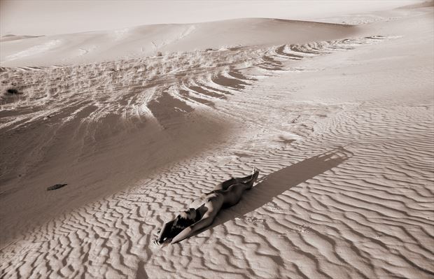 white sands national park nm artistic nude photo by photographer ray valentine