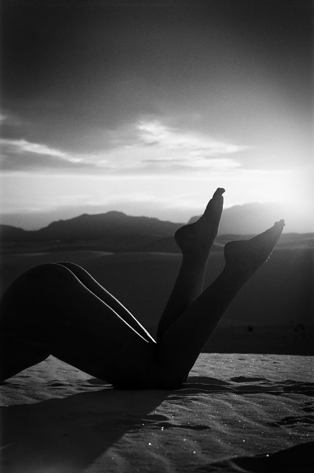 white sands sunset 5 artistic nude photo by photographer thejameswilliam