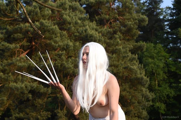 white witch artistic nude photo by photographer jb modelwork