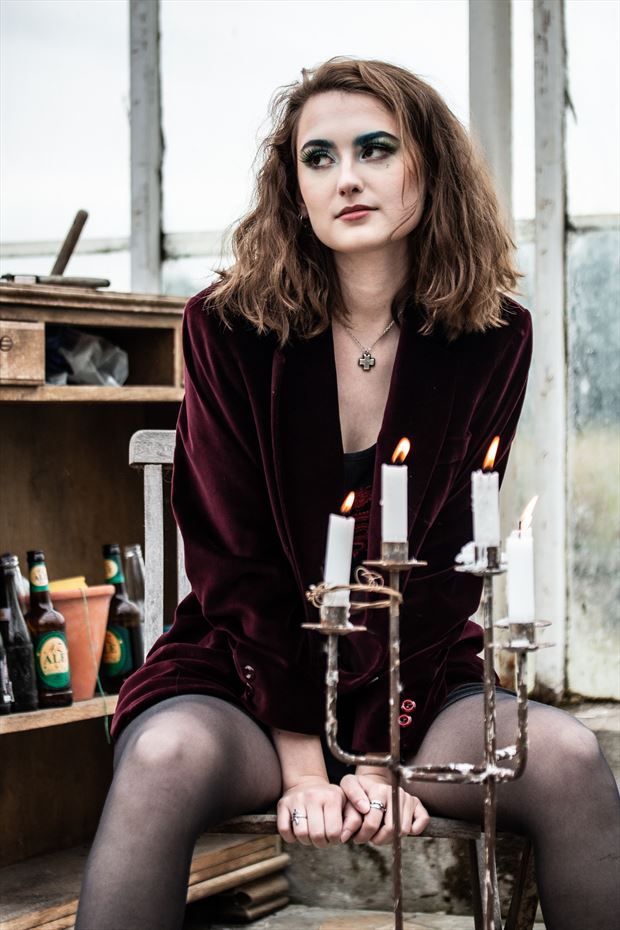 why don t you light my candles portrait photo by photographer lene damtoft 