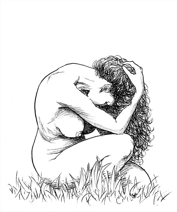 wildflower artistic nude artwork by artist subhankar biswas
