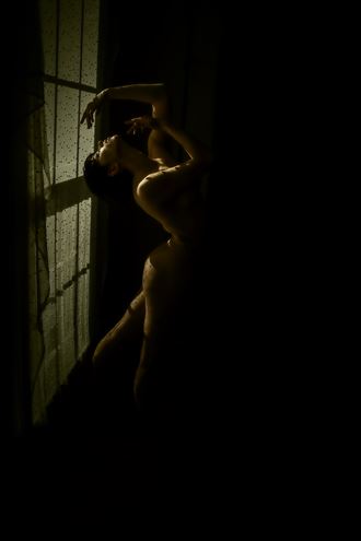 window lit cas artistic nude photo by artist kevin stiles