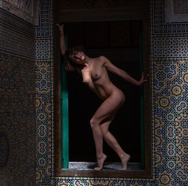 window pose artistic nude photo by photographer stevegd
