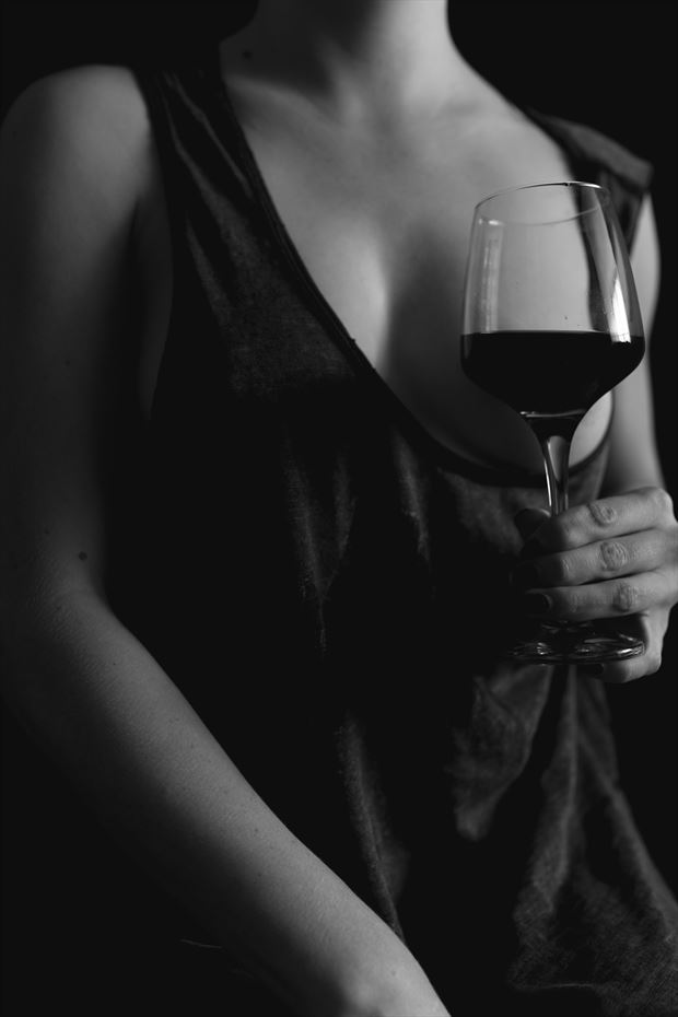 wine and dine artistic nude artwork by photographer brendan louw