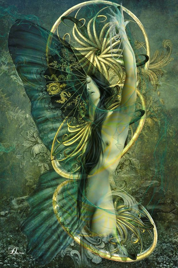 wings of the rings artistic nude artwork by artist digital desires