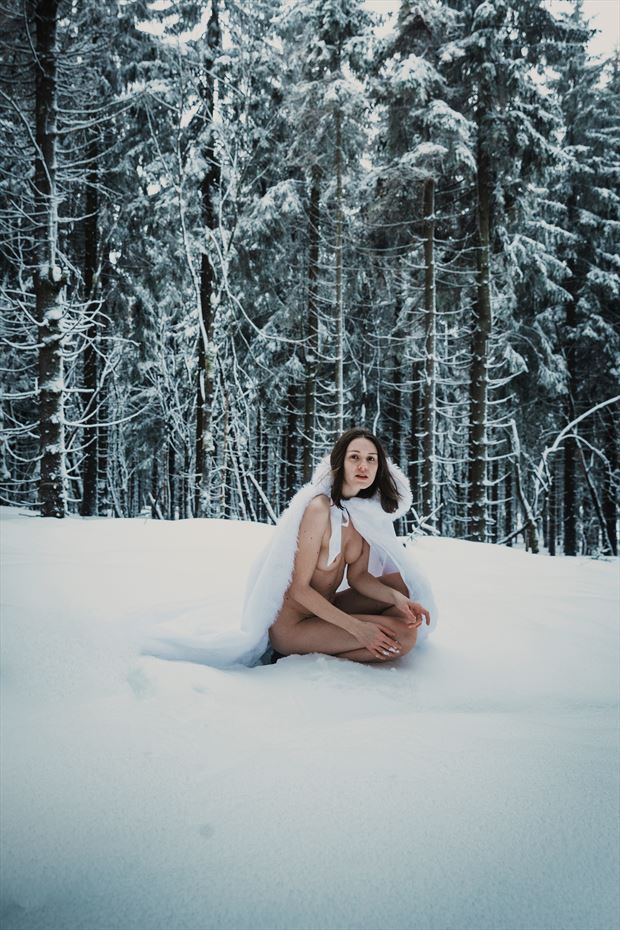 winter is here artistic nude photo by photographer sk photo