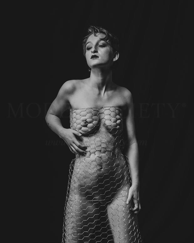 wire dress artistic nude photo by photographer johnjanklet