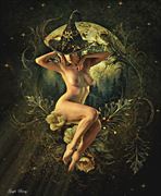 witches night artistic nude artwork by artist gayle berry