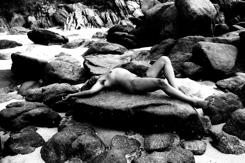 with the rocks Artistic Nude Photo by Model pr1980
