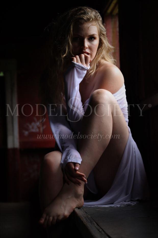 woman deep in thought sensual photo by photographer bill gualtieri