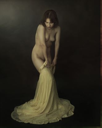 woman undressing artistic nude artwork by photographer vincentrijs