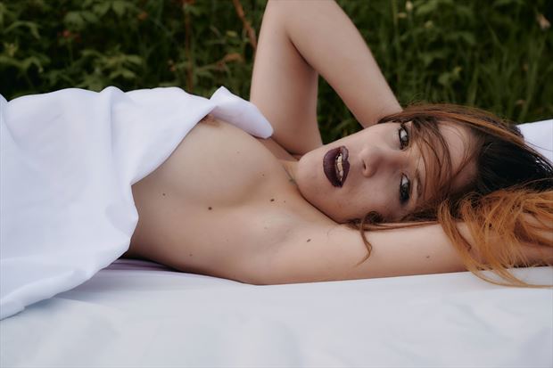 wont you lay with me sensual photo by model emily rose 