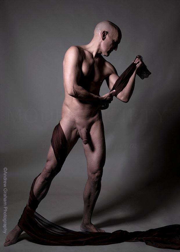 wrap artistic nude photo by model avid light