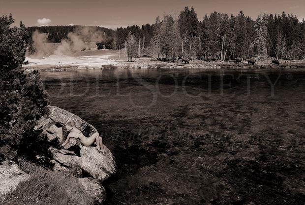 yellowstone national park wy artistic nude photo by photographer ray valentine