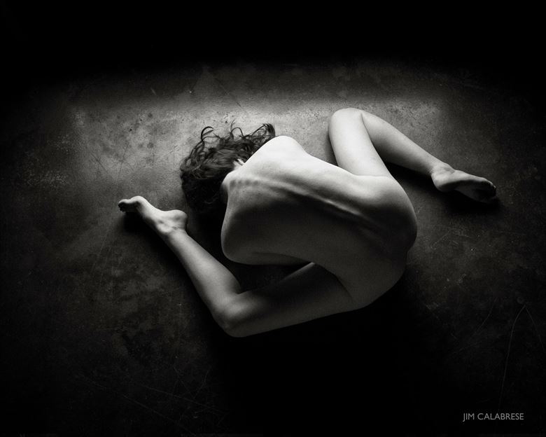 yin yang artistic nude photo by model sirena e wren