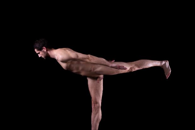 yoga airplane 1 artistic nude photo by photographer art studios huck
