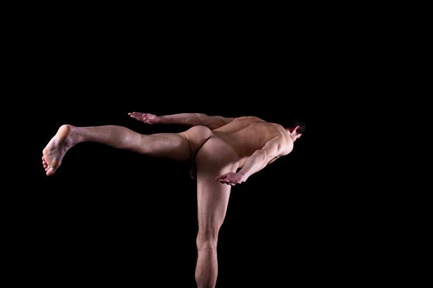 yoga airplane 2 artistic nude photo by photographer art studios huck