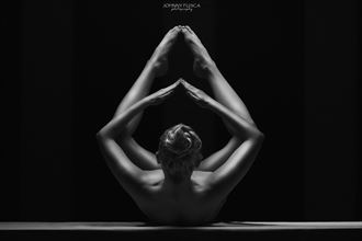 yoga artistic nude artwork by model artnude_modele