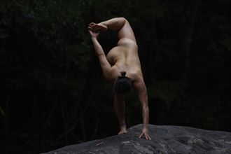 yoga in nature artistic nude photo by photographer benny