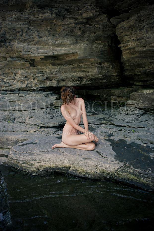 zen rock artistic nude photo by photographer michael grace martin