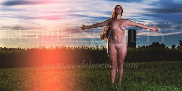 Alexandria's embrace Artistic Nude Photo print by Photographer LookingGlassProject