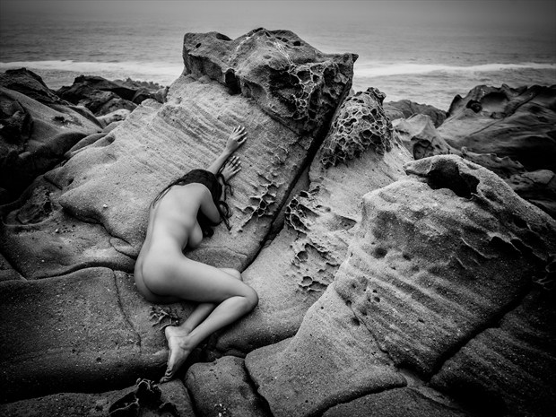 Alone V2 Artistic Nude Photo print by Photographer Dan West