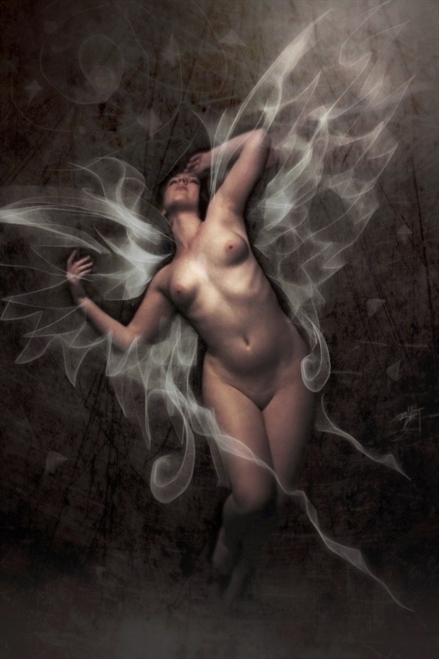 Angel Night Artistic Nude Artwork print by Artist David Bollt