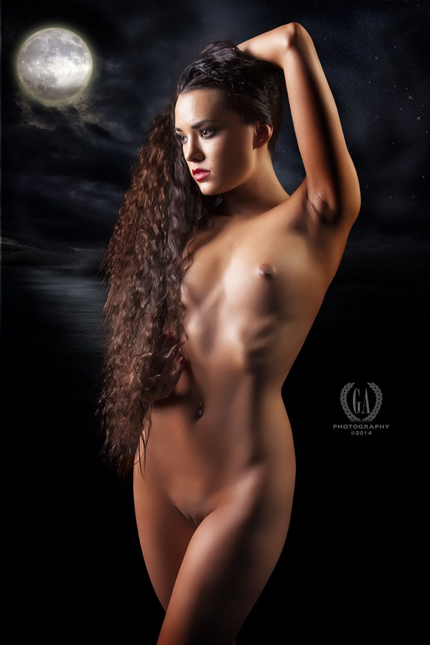 Beautiful Moon Artistic Nude Photo print by Photographer G A Photography