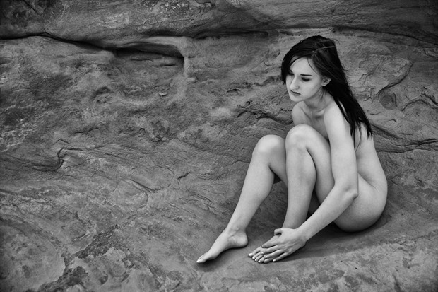 Becca in Moab Artistic Nude Photo print by Photographer Gunnar