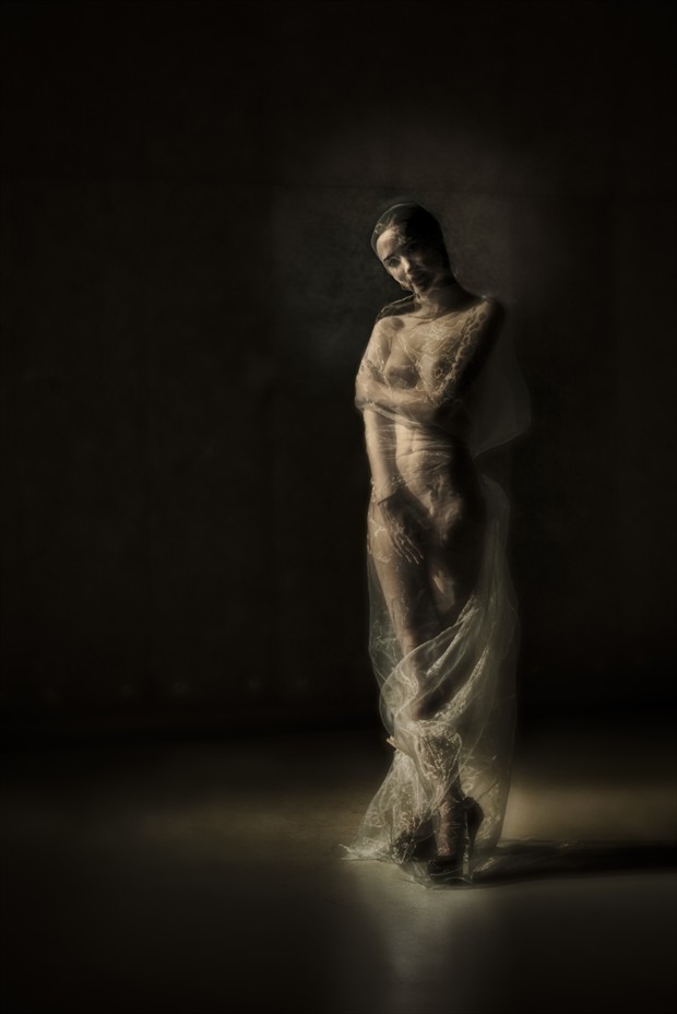 Cocoon Artistic Nude Photo print by Photographer Ron Vargas