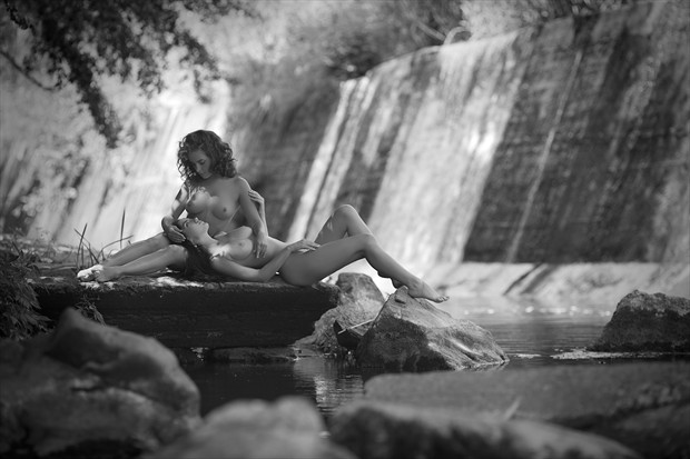 Conversation (b&w series) Artistic Nude Photo print by Photographer OSV