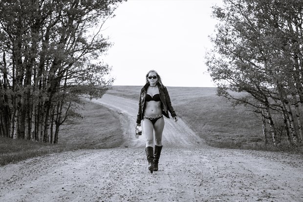 Country Road Lingerie Photo print by Photographer CanadianPixels