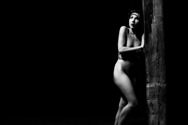 Fear of the Dark Artistic Nude Photo print by Photographer 3 Graces Photography