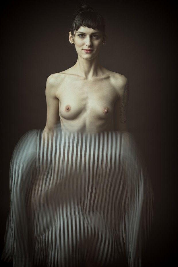 Floating Clothe Artistic Nude Photo print by Photographer Fr%C3%A9d%C3%A9ric Desch%C3%AAnes