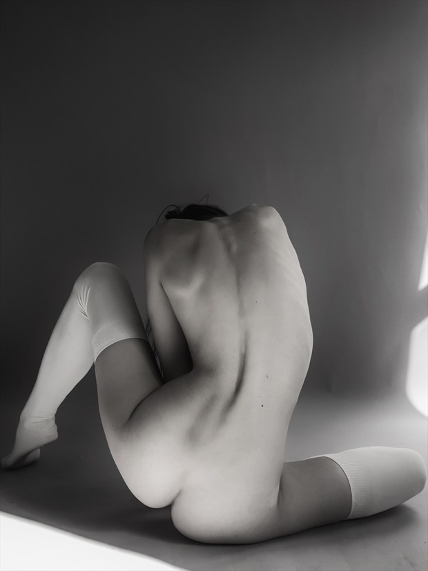 Implied Nude Figure Study Photo print by Photographer James W