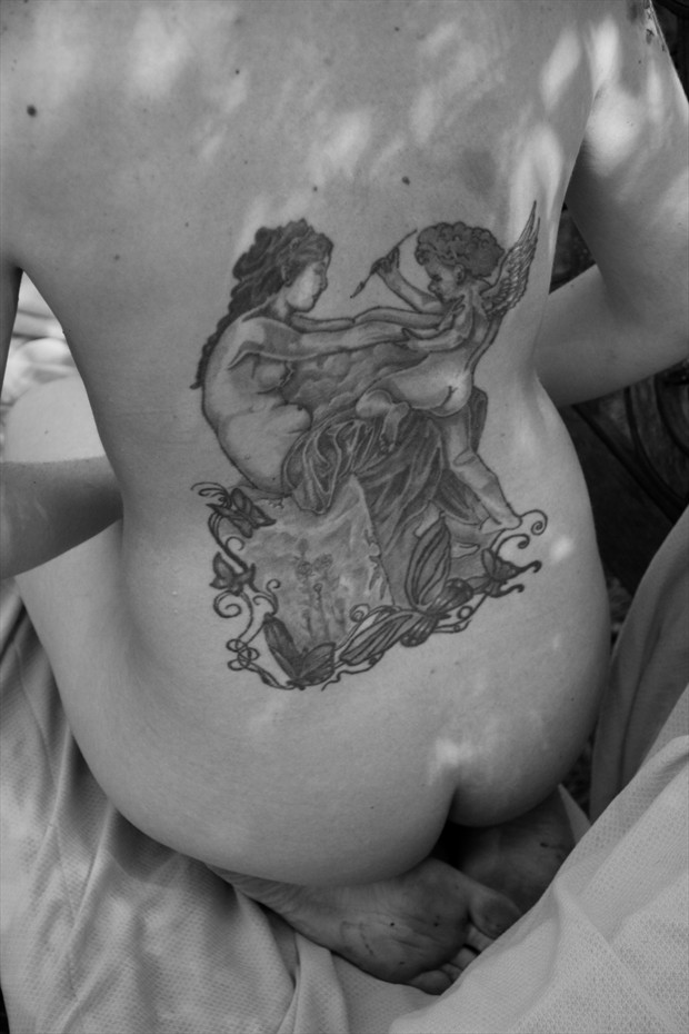 Joan, Back Tattoos Photo print by Photographer Leland Ray