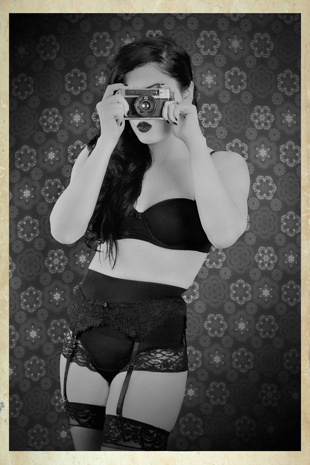 Lady Jhotts Sensual Photo print by Photographer Rafael Mesa