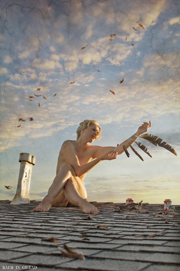 Never meant to fly Artistic Nude Photo print by Photographer balm in Gilead