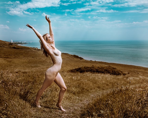 Reach For The Sky Artistic Nude Photo print by Photographer MelPettit